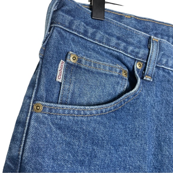 Carhartt denim blue loose fit jeans - Picture 5 of 8